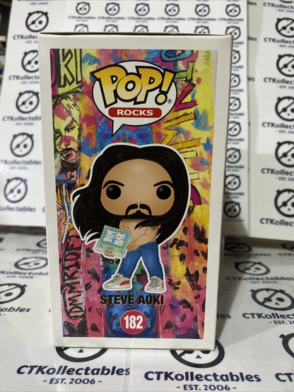 Steve Aoki #182 Legend DJ “rocks” 2020 SDCC Exclusive Funko Pop!