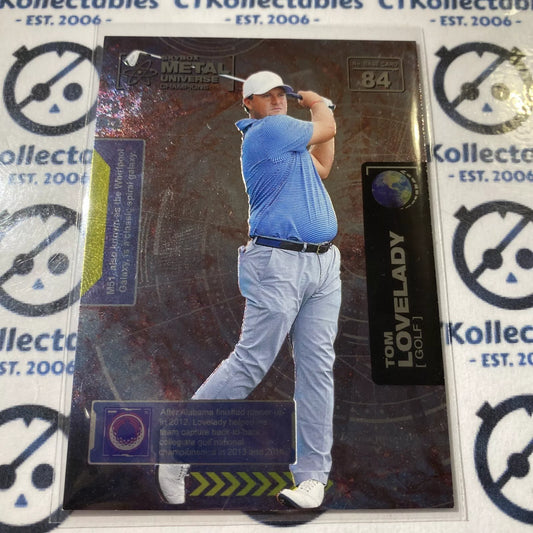 2021 Skybox Metal Universe Champions Tom Lovelady base #84 Golf