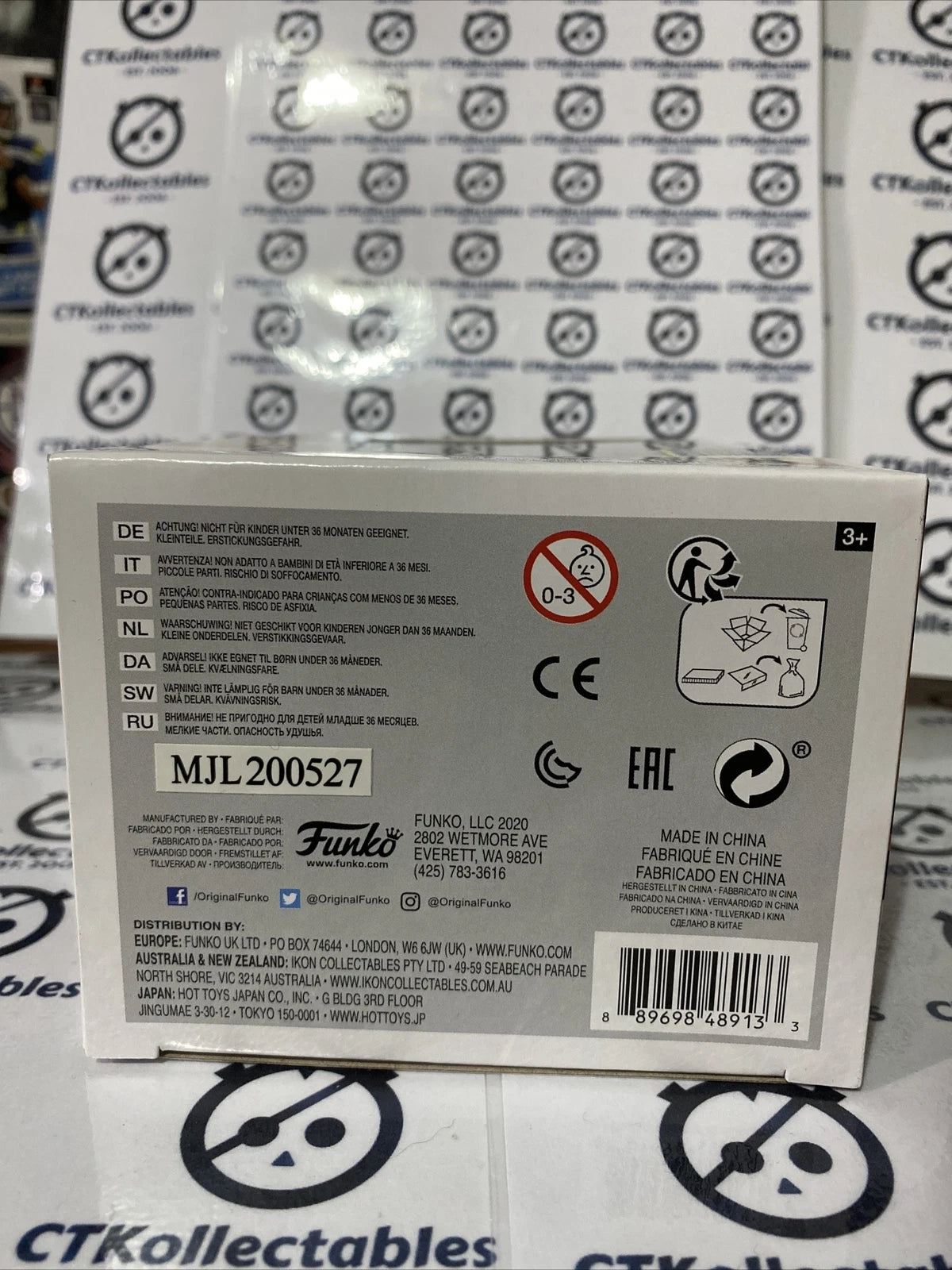 Steve Aoki #182 Legend DJ “rocks” 2020 SDCC Exclusive Funko Pop!