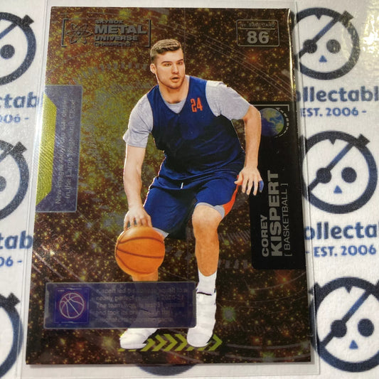 2021 Skybox Metal Universe Champions Corey Kispert base #86 Rookie
