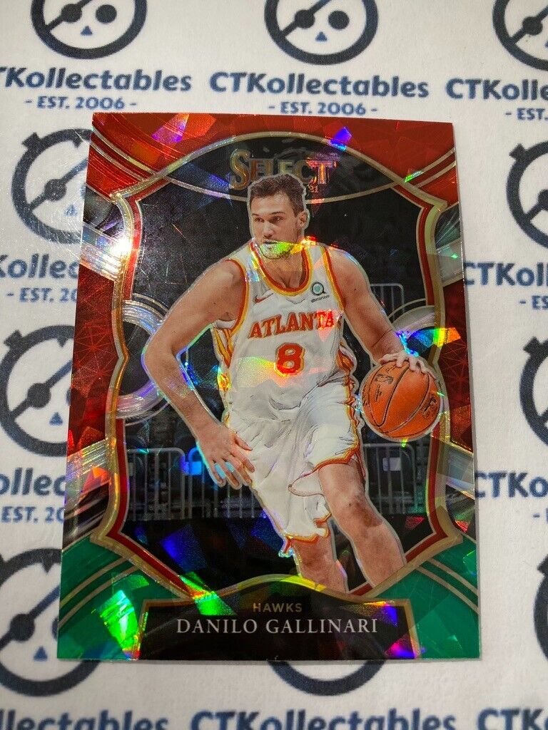 2020-21 Panini NBA Select Danilo Gallinari Red White Green Ice Prizm #35