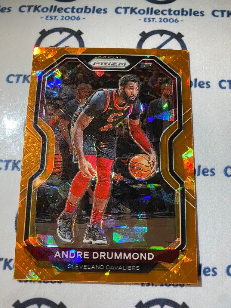 2020-21 NBA Prizm Andre Drummond Orange Ice Prizm #222 Cavs