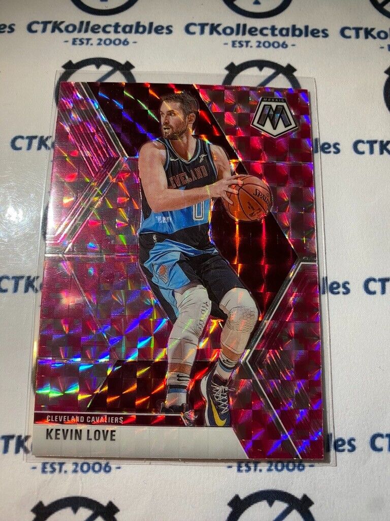 2019-20 NBA Mosaic Kevin Love Pink Mosiac Prizm #157 Cavs