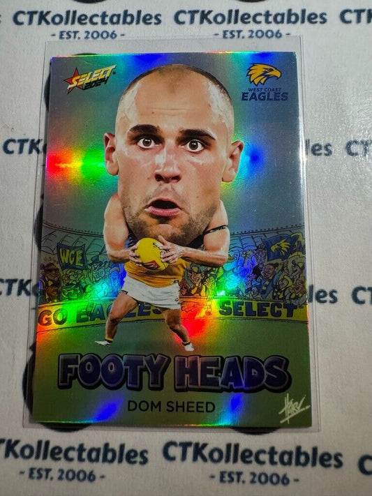 2024 AFL Footy Stars Footy Heads - FH85 Dom Sheed Eagles