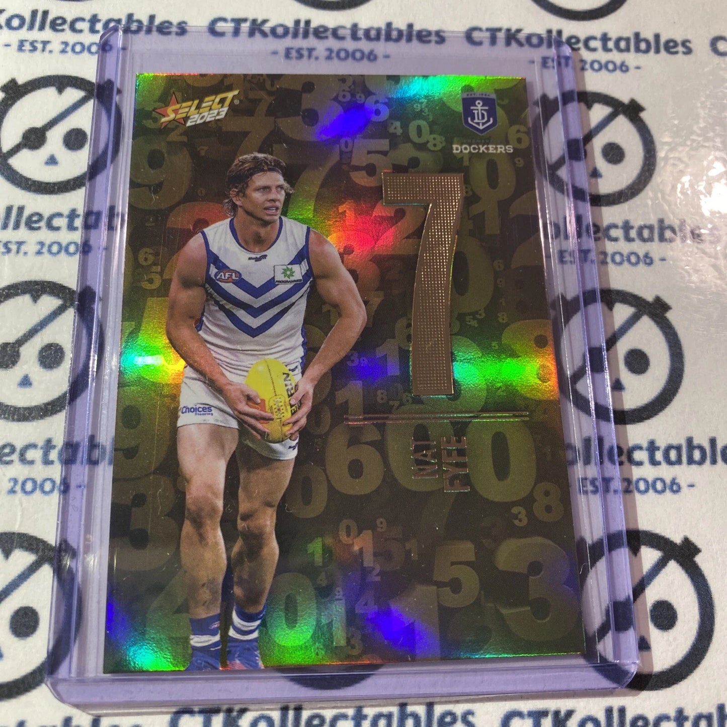 2023 AFL Footy Stars NUMBERS Nat Fyfe N63 #003/255 LOW ###