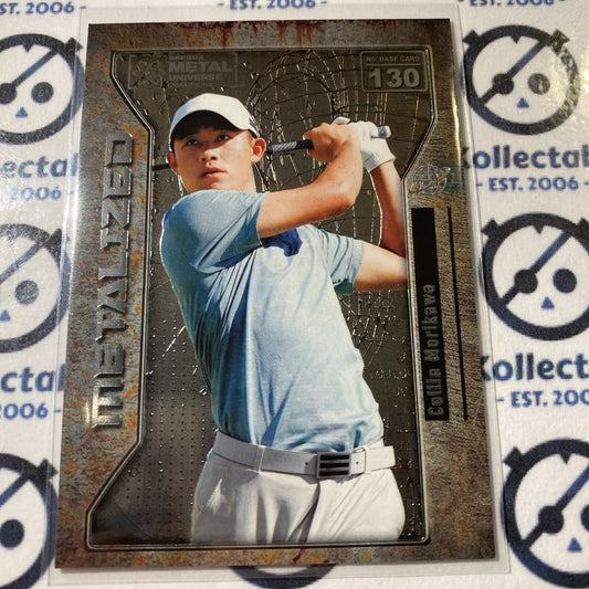 2021 Skybox Metal Universe Champions Collin Morikawa Metalized #130 Golf