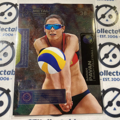 2021 Skybox Metal Universe Champions Sarah Pavan base #38 Volleyball