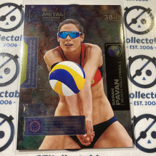2021 Skybox Metal Universe Champions Sarah Pavan base #38 Volleyball