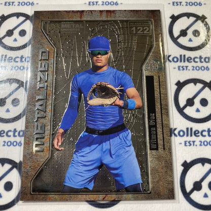 2021 Skybox Metal Universe Champions Wilman Diaz Rookie Metalized #122 Baseball