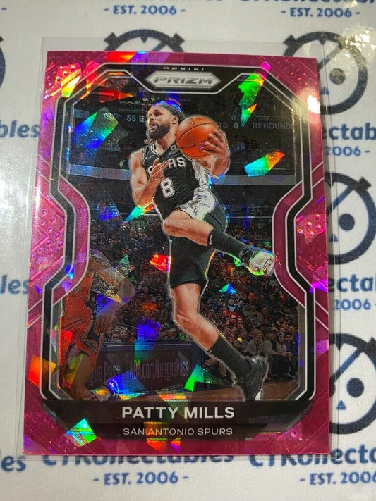 2020-21 Panini NBA Prizm Patty Mills Pink Ice Prizm #66 Spurs