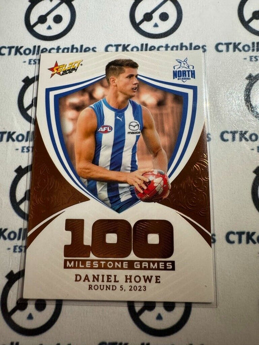 2024 AFL Footy Stars Milestone Games - MG70 Daniel Howe Kangaroos