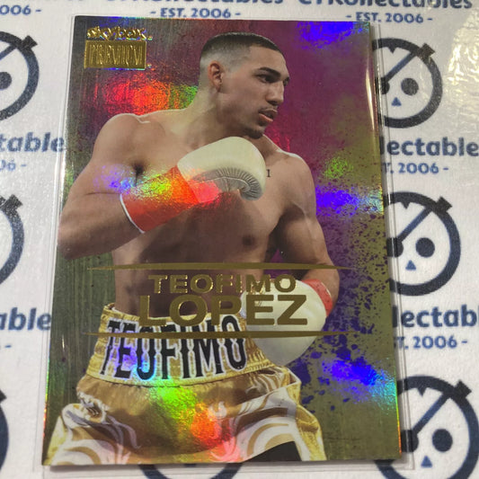 2021 Skybox Metal Universe Champions Teofimo Lopez Premium #S-23 Boxing