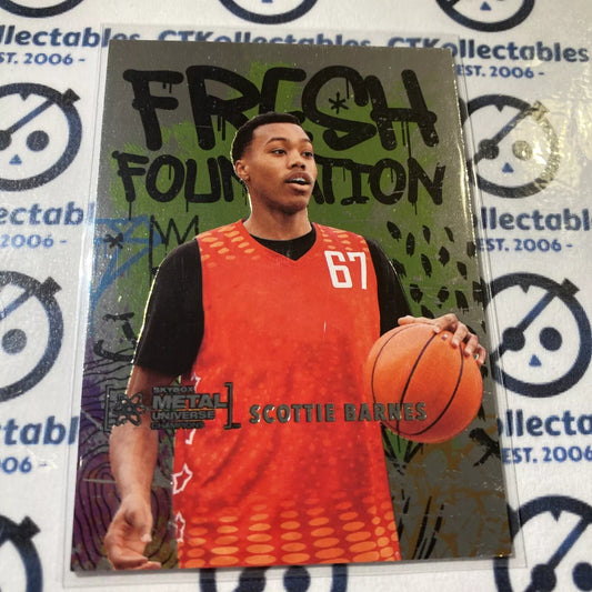 2021 Skybox Metal Universe Champions Scottie Barnes Fresh Foundation #FF2 Rookie