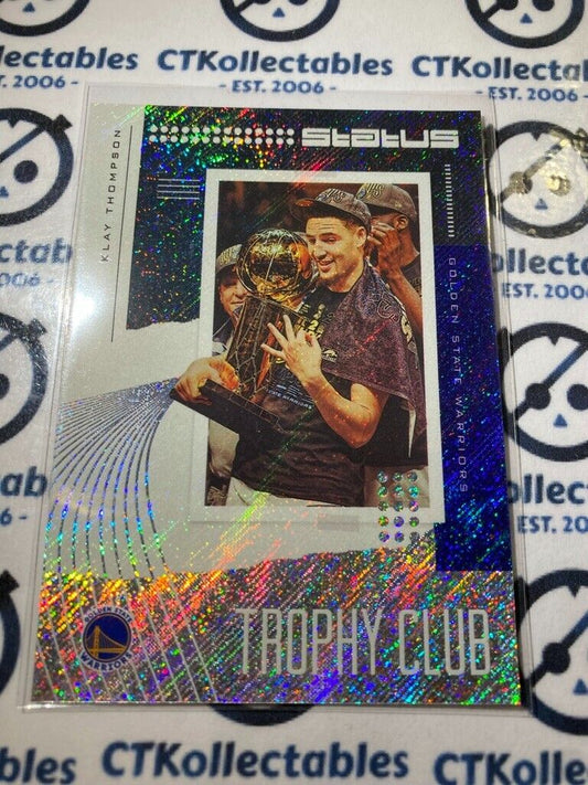 2019-20 NBA Panini Status Klay Thompson Trophy Club Insert #21 Warriors