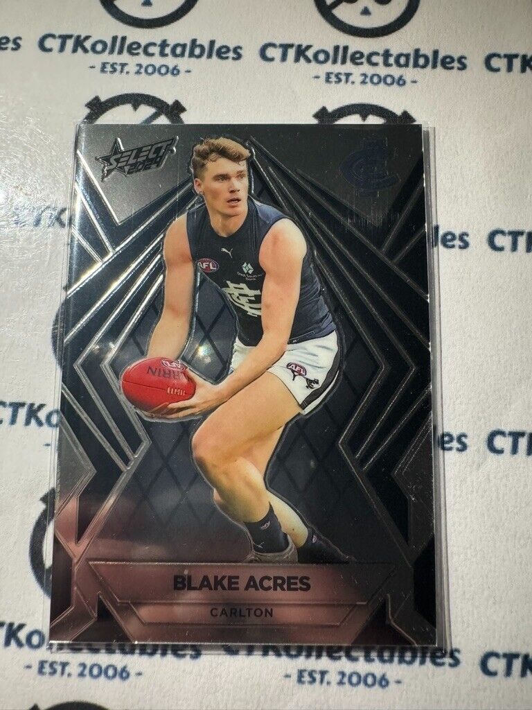 2024 AFL Footy Stars - Luminous Base #L21 Blake Acres Blues