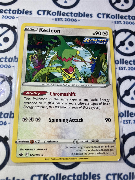 Kecleon #122/198 Rare Base Pokemon Card Chilling Reign