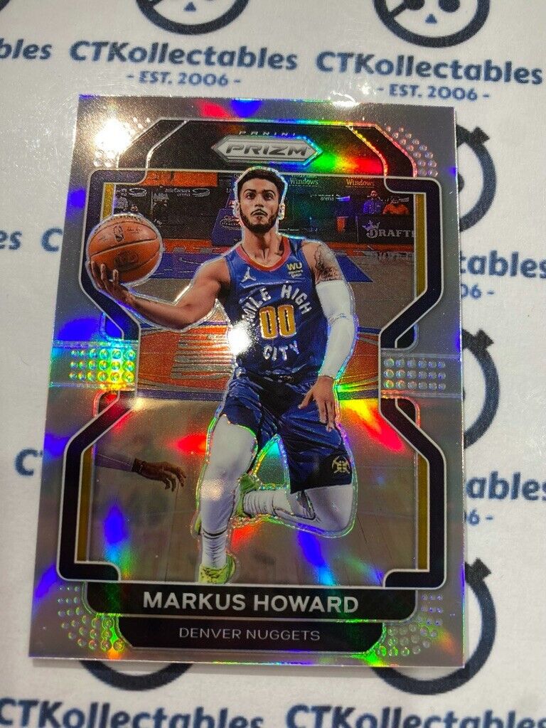 2020-21 NBA Prizm Markus Howard Silver Prizm #218 Nuggets