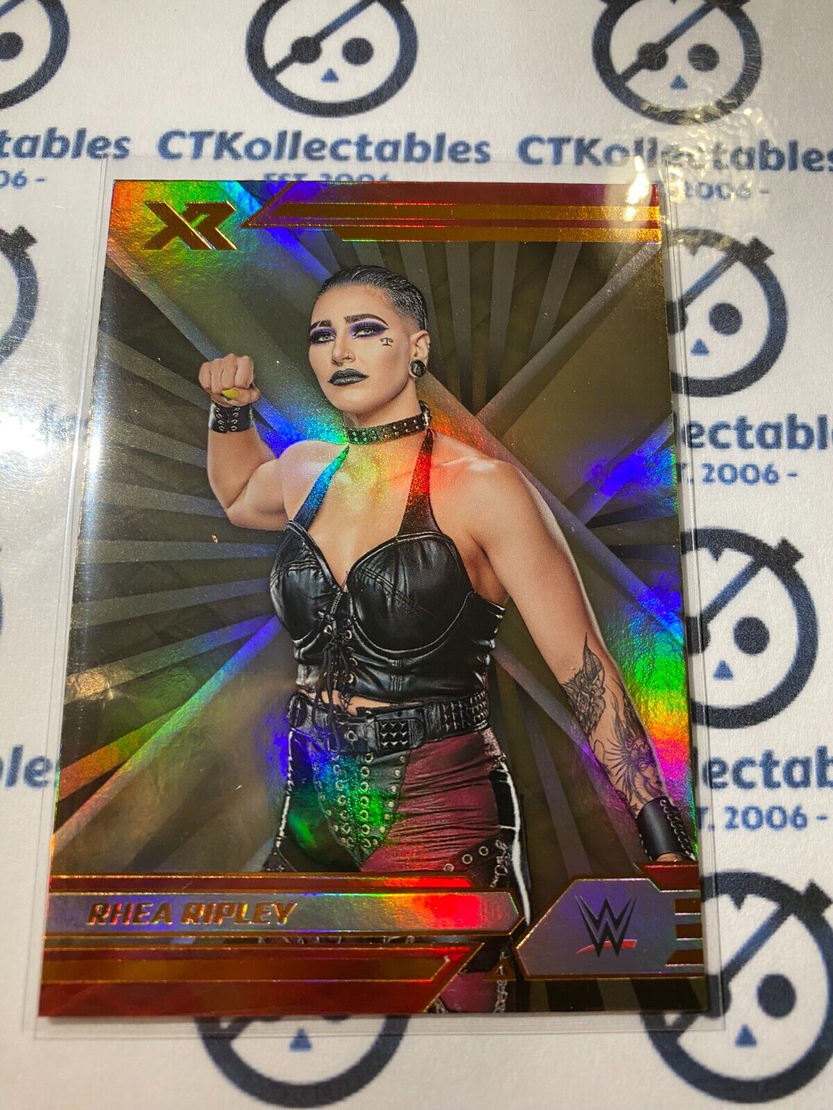 2022 WWE Panini Chronicles XR Rhea Ripley #285 Bronze