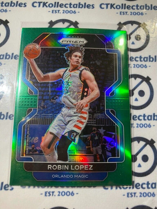 2021-22 Panini NBA Prizm Robin Lopez Green Prizm #34 Magic