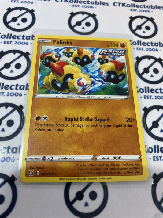 Falinks Base Rare #083/163 Pokémon Card Battle Styles
