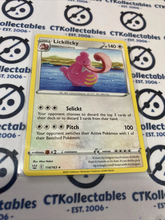 Lickilicky Base Rare #114/163 Pokémon Card Battle Styles