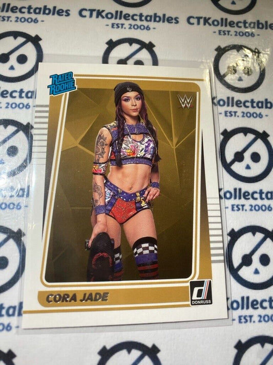 2022 WWE Panini Chronicles Donruss Rated Rookie Cora Jade #118 RC