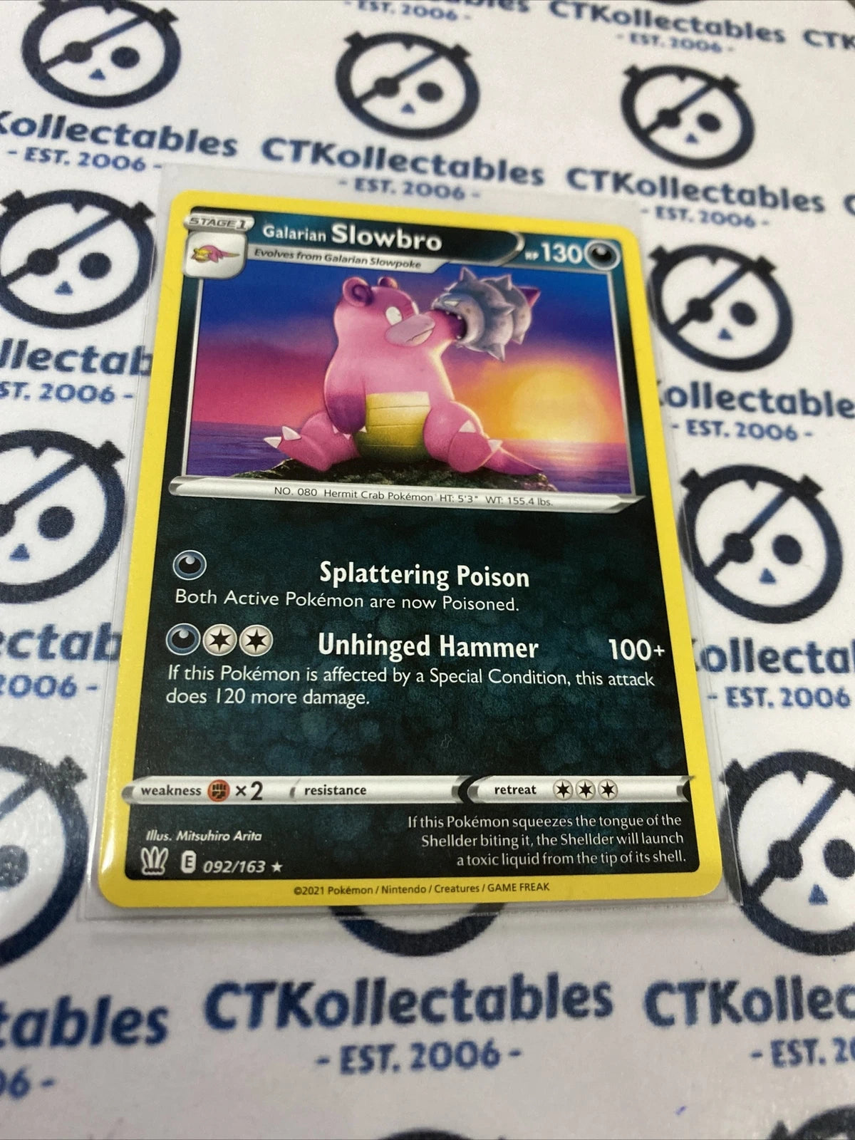 Marowak Base Rare #070/163 Pokémon Card Battle Styles