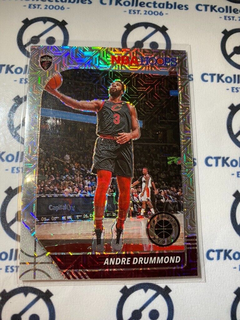 2020-21 NBA Hoops premium stock Andre Drummond Lazer Vet. #54 Cavs