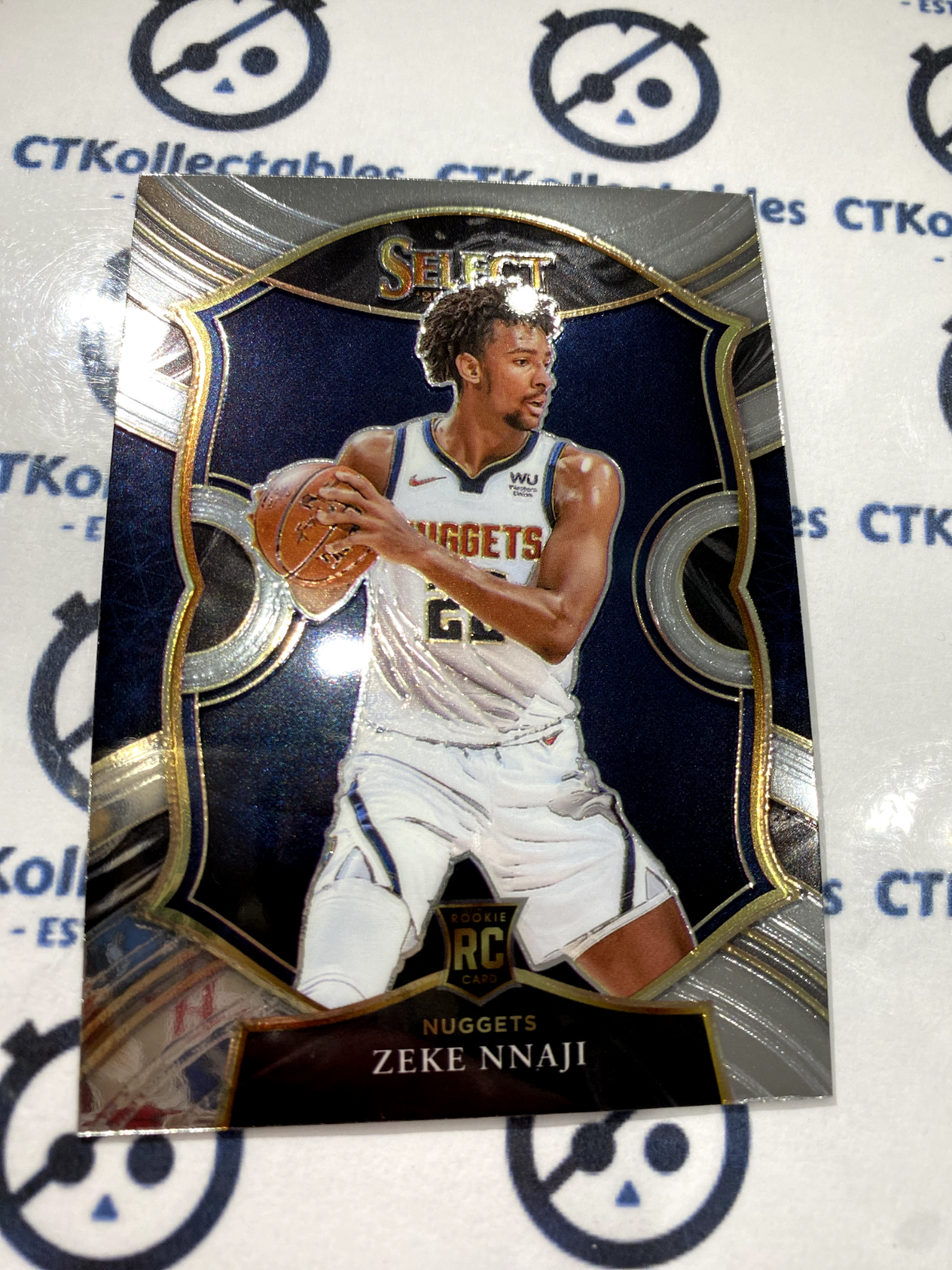 2020-21 Panini NBA Select Zeke Nnaji rookie Card RC Concourse #82 Nuggets