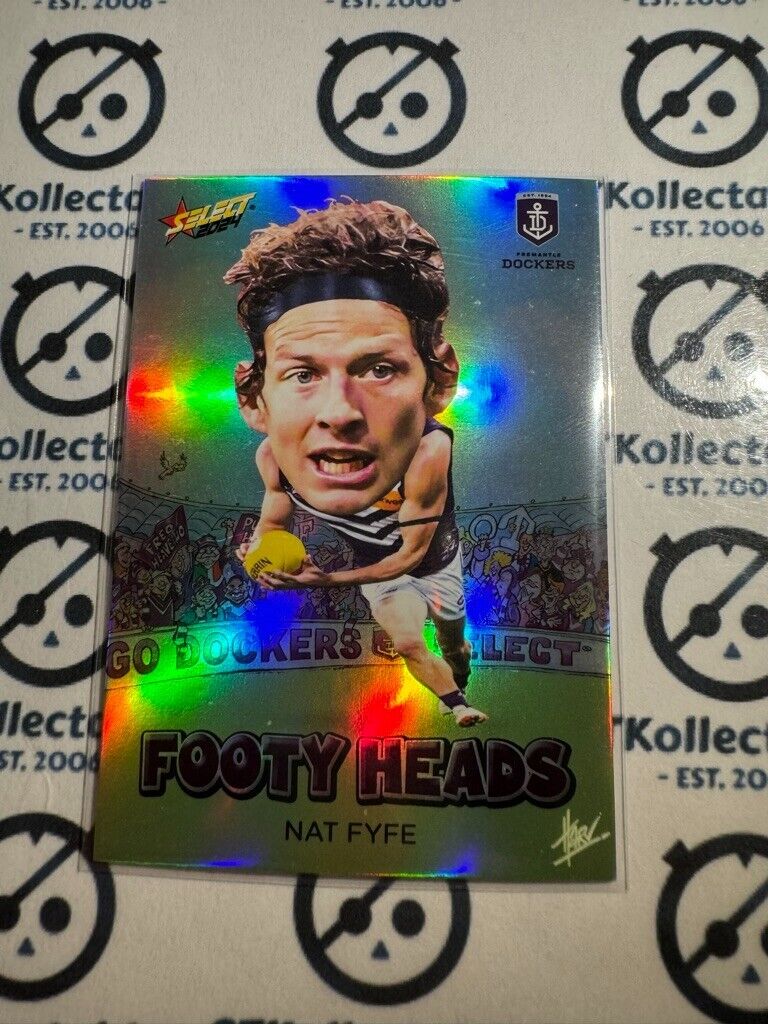 2024 AFL Footy Stars Footy Heads - FH27 Nat Fyfe Dockers