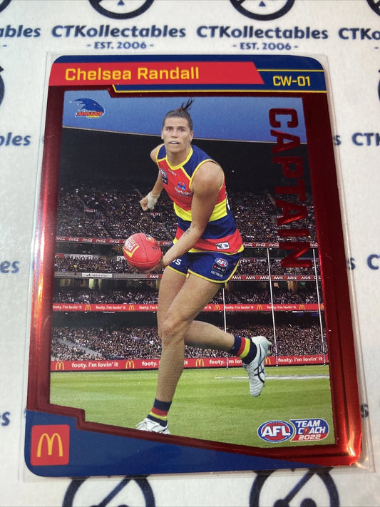 2022 AFL Teamcoach McDonalds Captain Red Chelsea Randall #CW-01