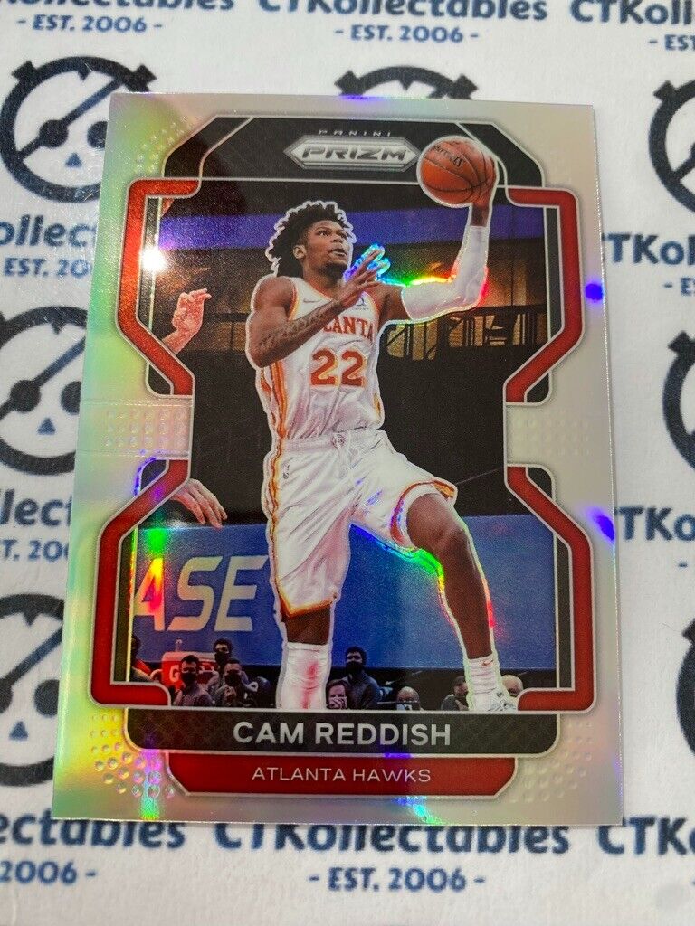 2021-22 NBA Prizm Cam Reddish Silver Prizm #21 Hawks