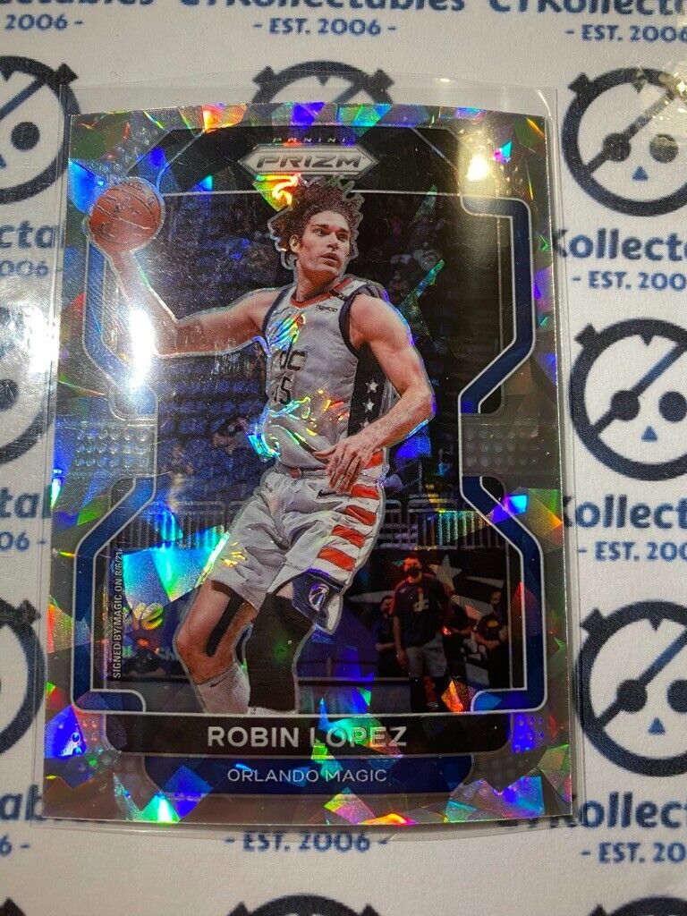 2021-22 Panini NBA Prizm Robin Lopez Silver Ice Prizm #34 Magic