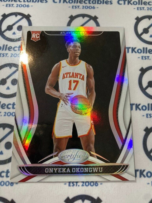 2020-21 NBA Certified Onyeka Okongwu rookie card RC #195 Hawks