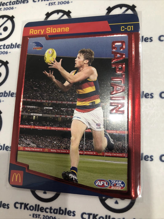 2022 AFL Teamcoach McDonalds Captain Red Rory Sloane #C-01