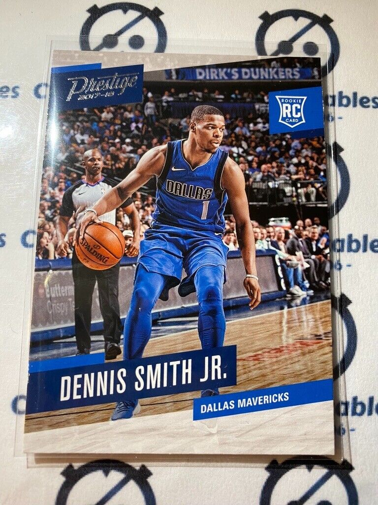 2017-18 Panini NBA Prestige Dennis Smith Jr. rookie card RC #159 Mavericks