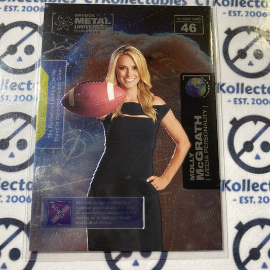 2021 Skybox Metal Universe Champions Molly McGrath base #46 Media Personality