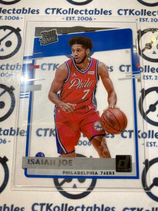 2020-21 NBA Clearly Donruss Isaiah Joe Rated Rookie Acetate base #72 76ers