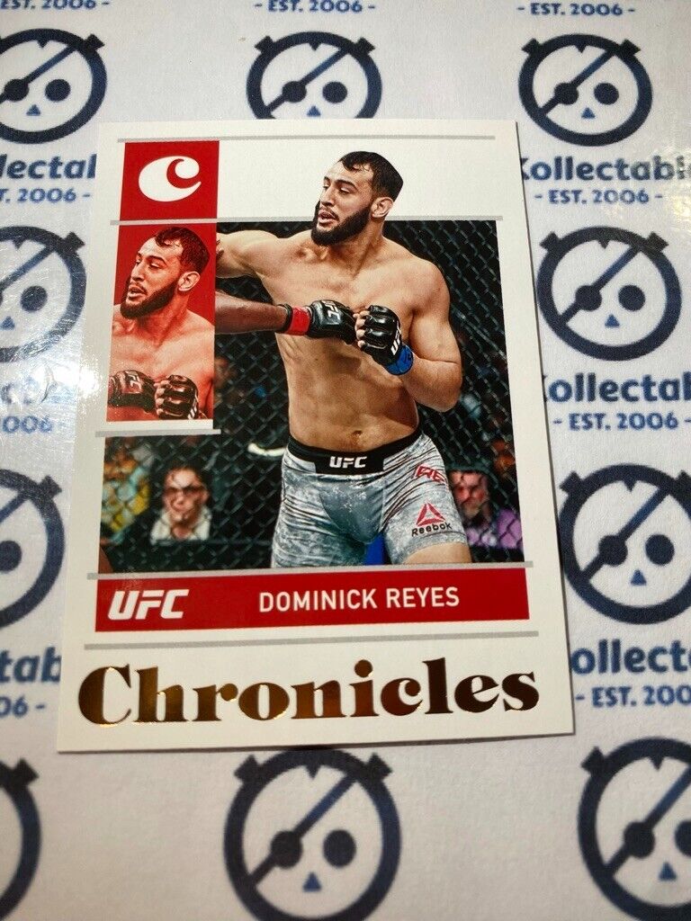 2022 UFC Panini Chronicles Base #27 Dominick Reyes Bronze