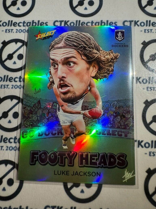 2024 AFL Footy Stars Footy Heads - FH28 Luke Jackson Dockers