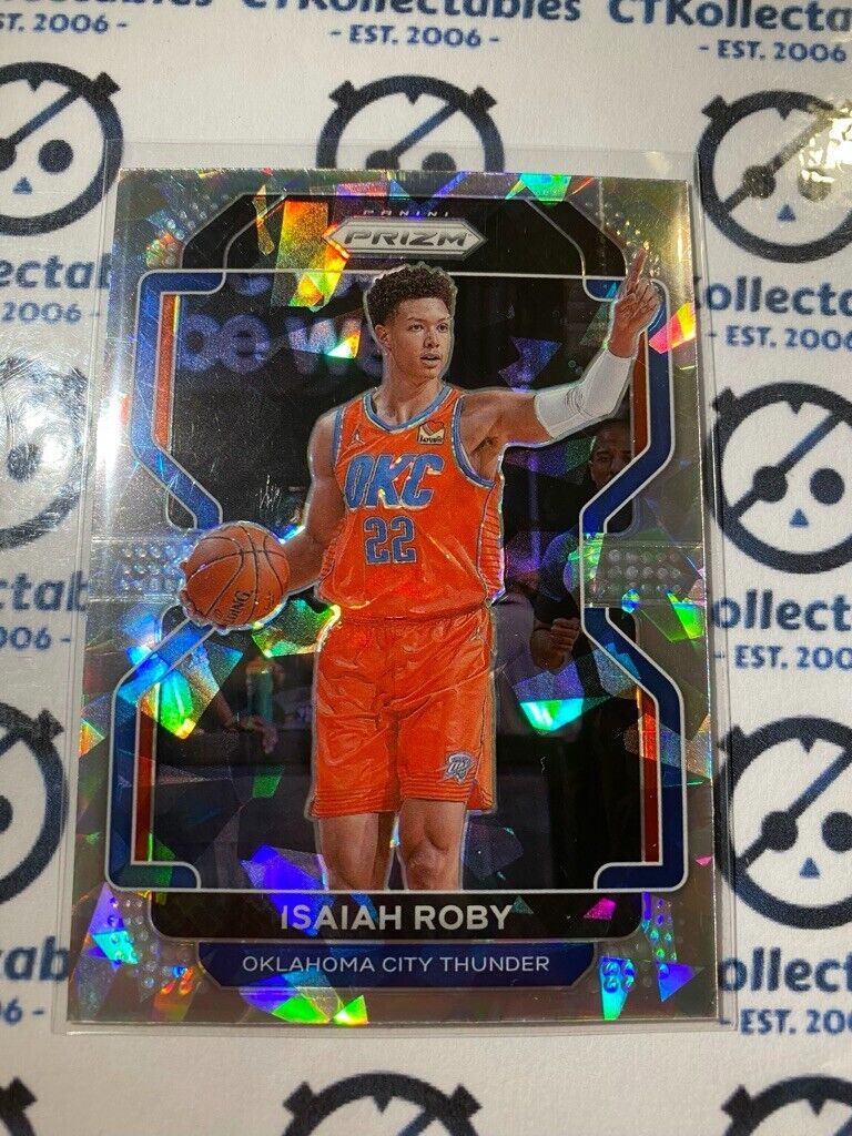 2021-22 Panini NBA Prizm Isaiah Roby Silver Ice Prizm #133 OKC