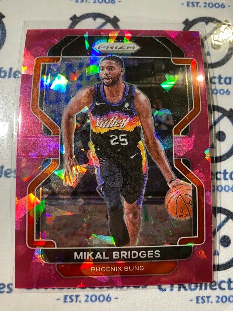 2021-22 Panini NBA Prizm Mikal Bridges Pink Ice Prizm #27 Suns