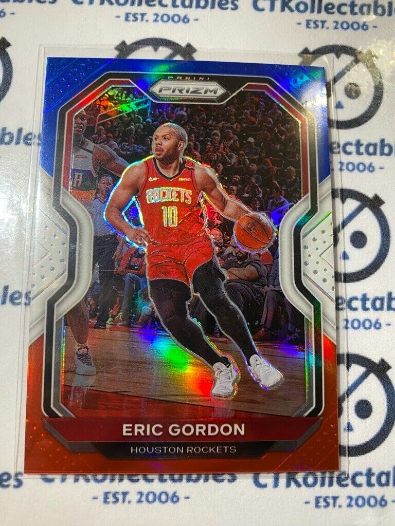 2020-21 Panini NBA Prizm Eric Gordon Red White Blue Prizm #51 Rockets