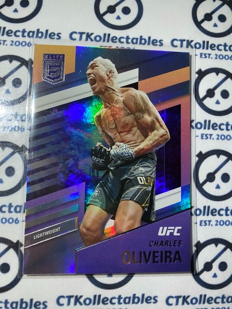 2022 UFC Panini Chronicles Elite Charles Oliveira #255