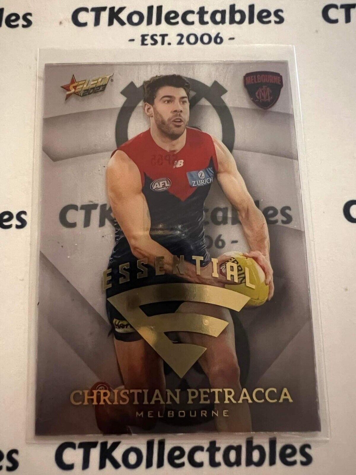 2023 AFL Footy Stars Acetate Essential SP55 Christian Petracca