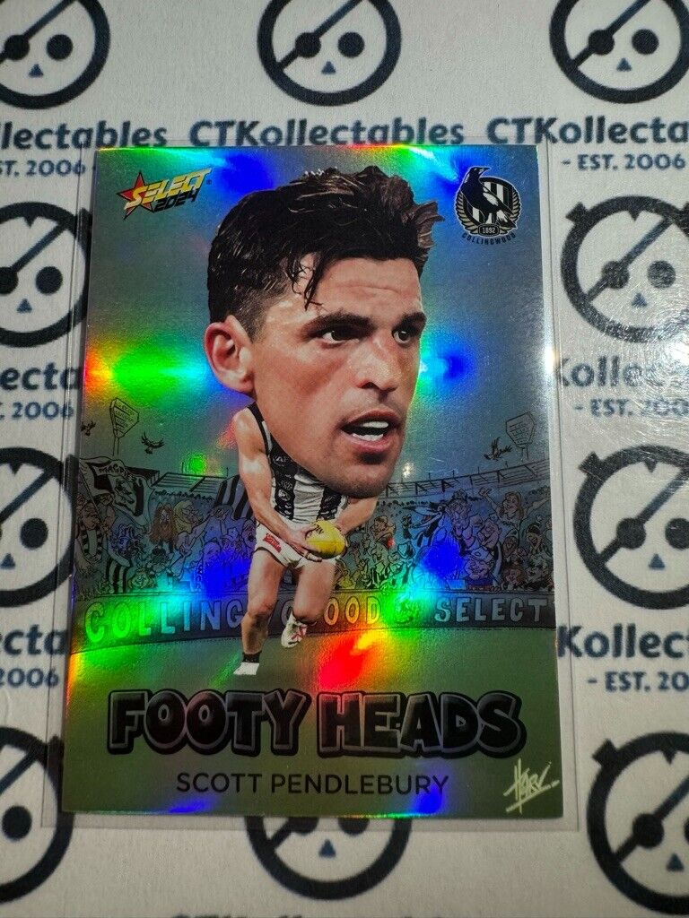 2024 AFL Footy Stars Footy Heads - FH19 Scott Pendlebury Magpies