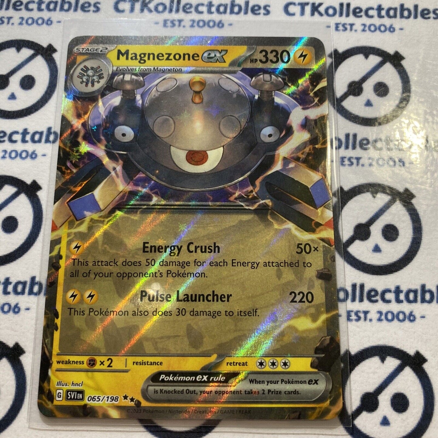 Magnezone EX Ultra Rare #065/198 2023 Scarlet & Violet Pokémon TCG