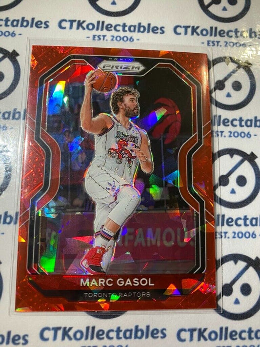 2021-22 Panini NBA Prizm Marc Gasol Red Ice Prizm #206 Raptors