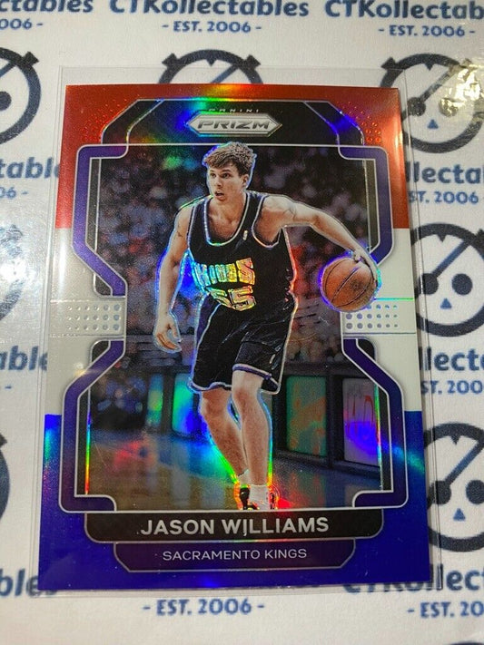 2021-22 Panini NBA Prizm Jason Williams Red White Blue Prizm #266 Kings