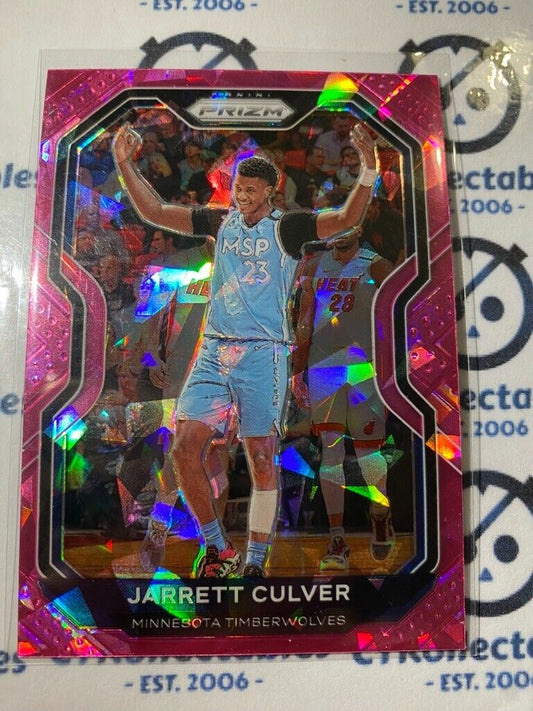 2020-21 Panini NBA Prizm Jarrett Culver Pink Ice Prizm #238 Timberwolves